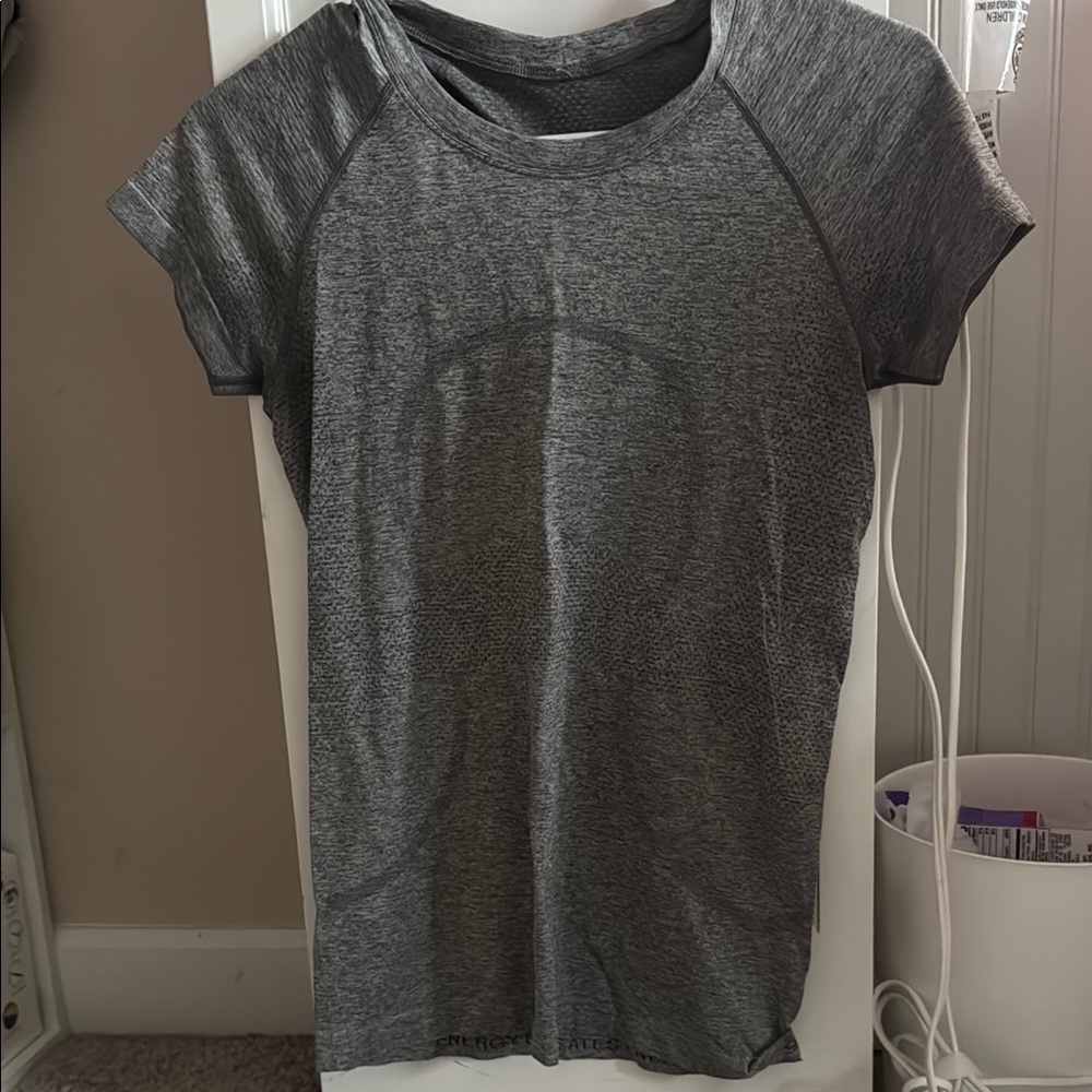 Gray Women's Athletic Top